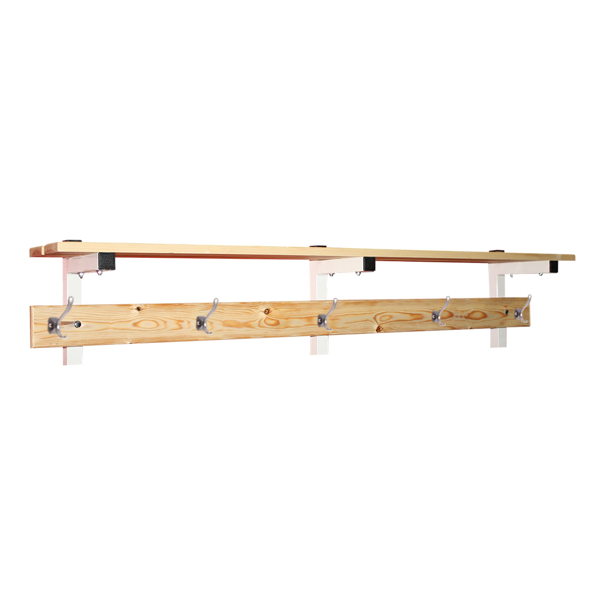 COAT RACK WITH TOP SHELF