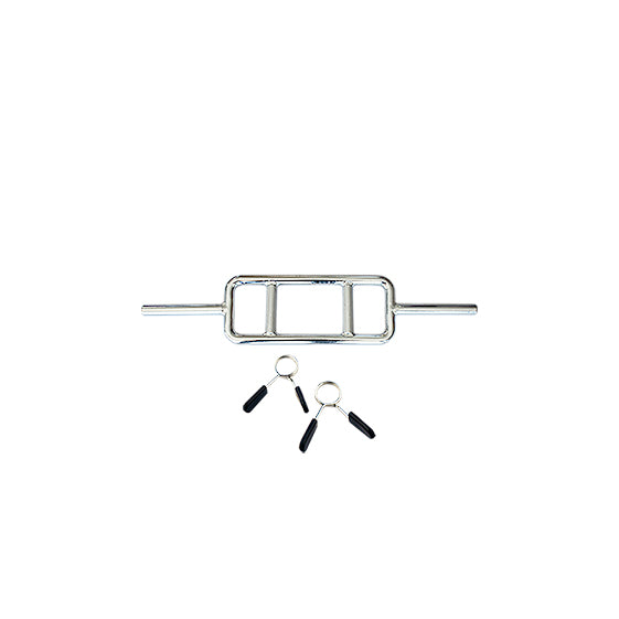 BICEPS / TRICEPS BAR WITH SPRING COLLARS
