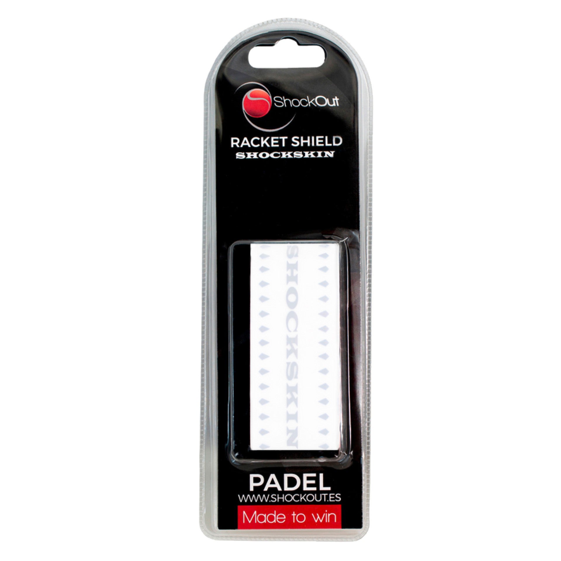 PROTECTEUR DE RAQUETTE DE PADEL SHOCKOUT SHOCKSKIN TRANSPARENT