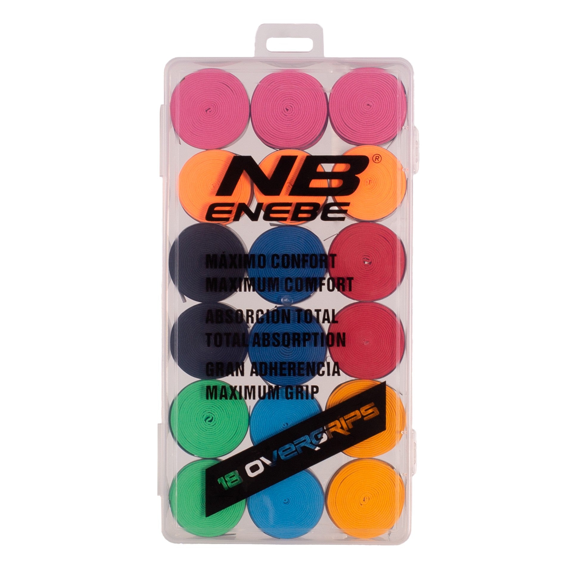 PACK 18 ENEBE PLAIN OVERGRIPS