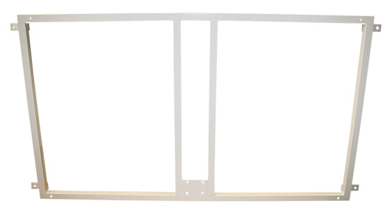 METAL SUPPORT FOR ATTACHING BACKBOARD AND BASKETBALL HOOP TO THE WALL - WHITE