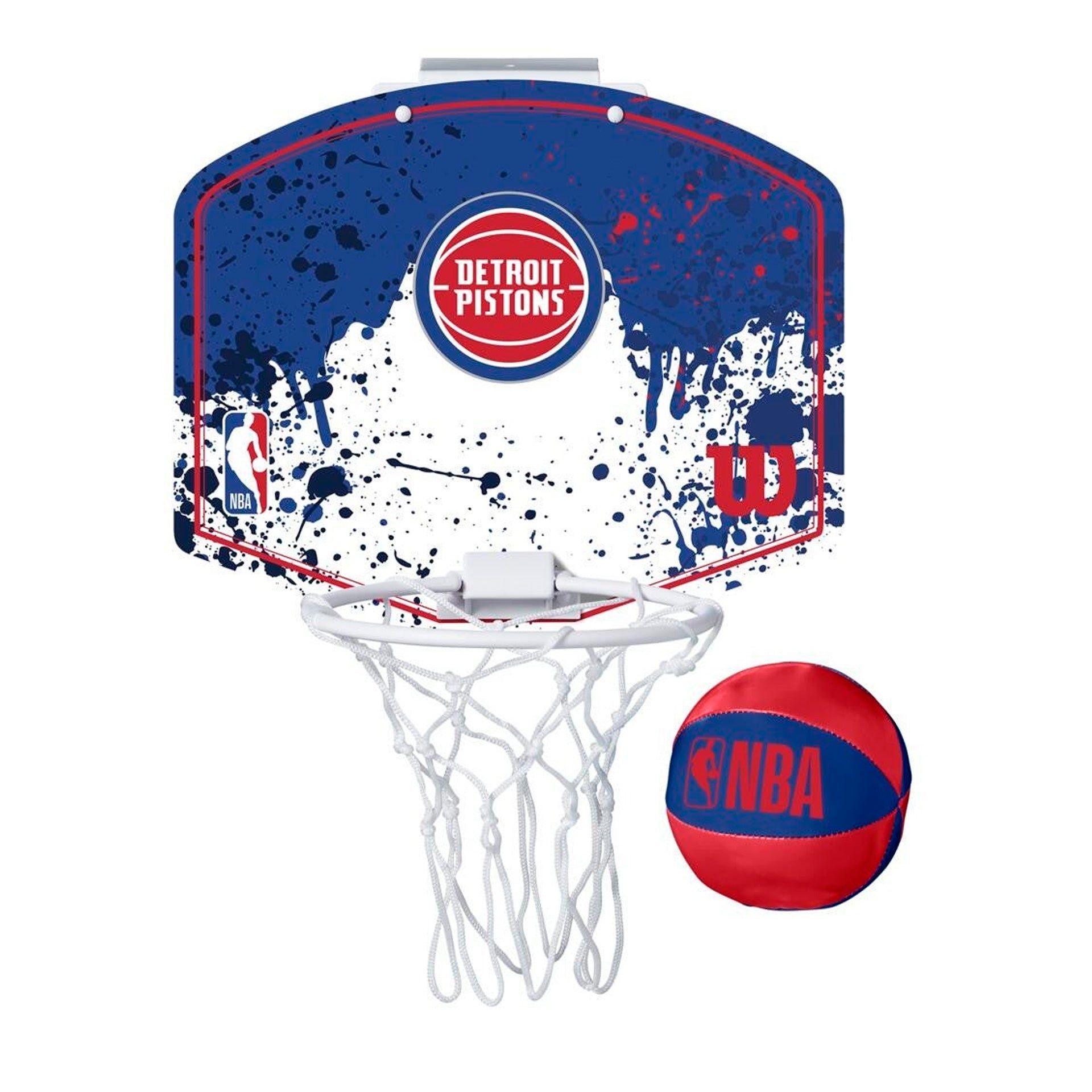SET MINIPANIER WILSON TEAM MINI HOOP NBA PISTONS