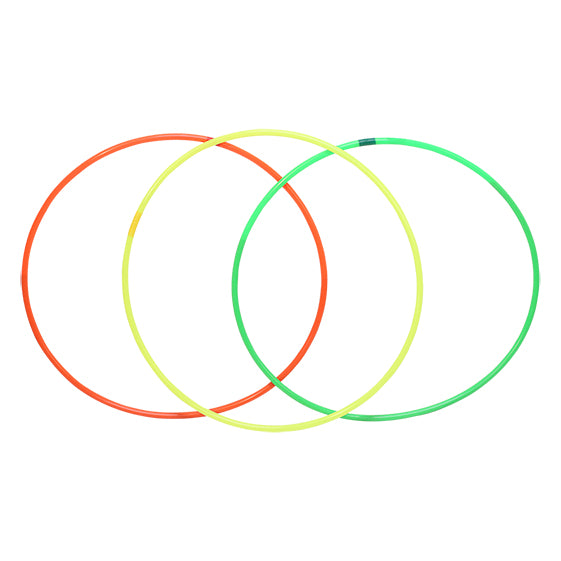 SET OF 3 LARGE SLALOM HOOPS