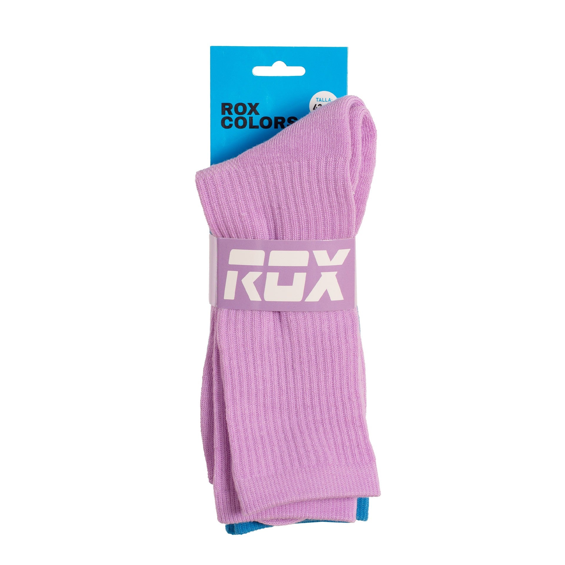 LOT DE 2 PAIRES DE CHAUSSETTES ROX COLORS
