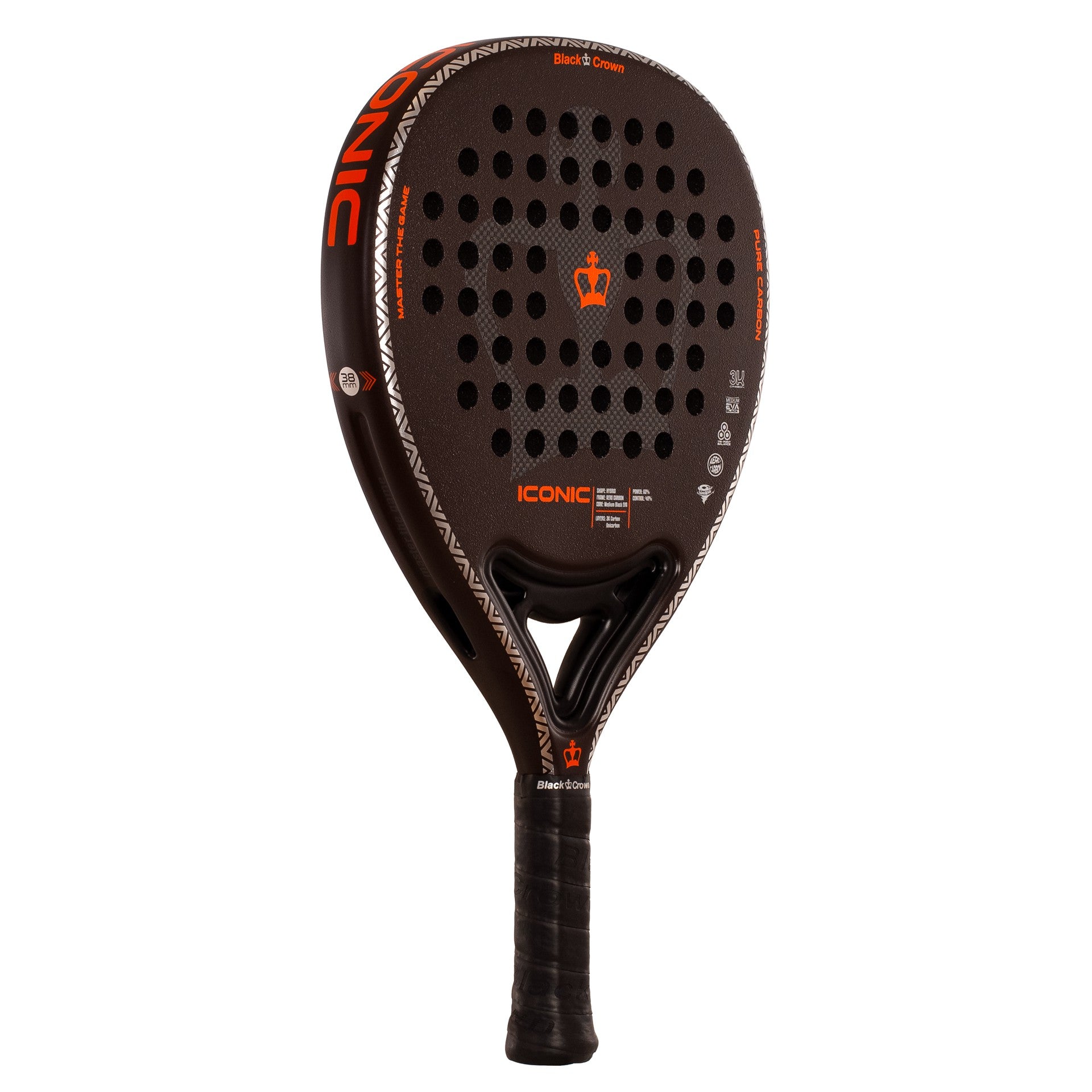 PALA DE PÁDEL BLACK CROWN ICONIC