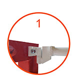 F.SALA/HANDBALL GOALS ALUMINUM 80X80MM FOLDING