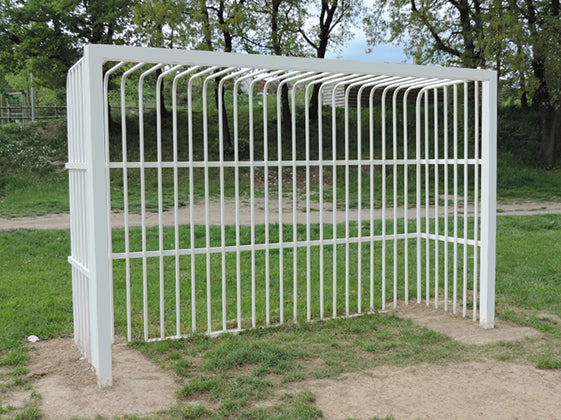 ANTIVANDALISM METAL SOCCER/HANDBALL GOALS 80X80MM