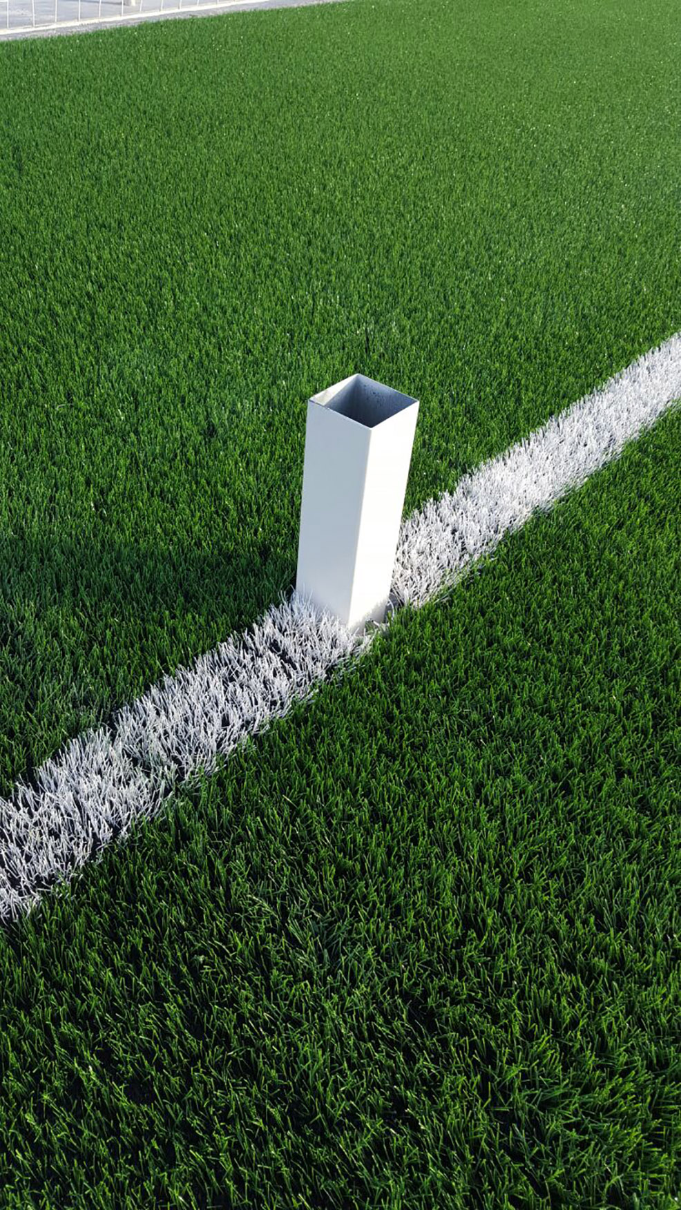 ALUMINUM SOCCER GOALS 11-A-SIDE 120X100 MM FIXED