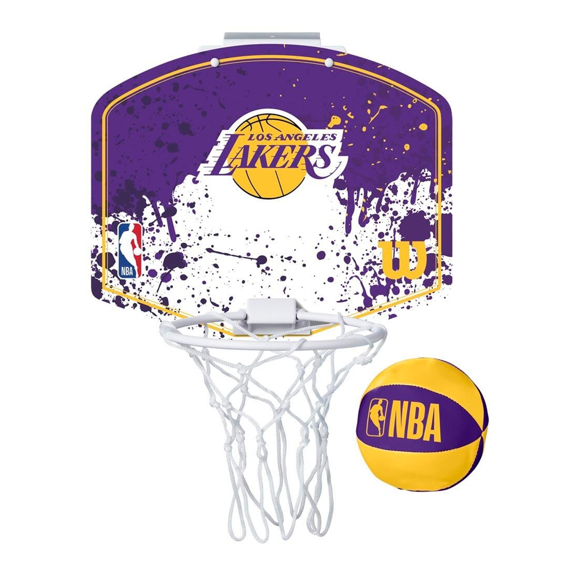 ENSEMBLE MINI PANIER WILSON NBA TEAM MINI HOOP LAKERS