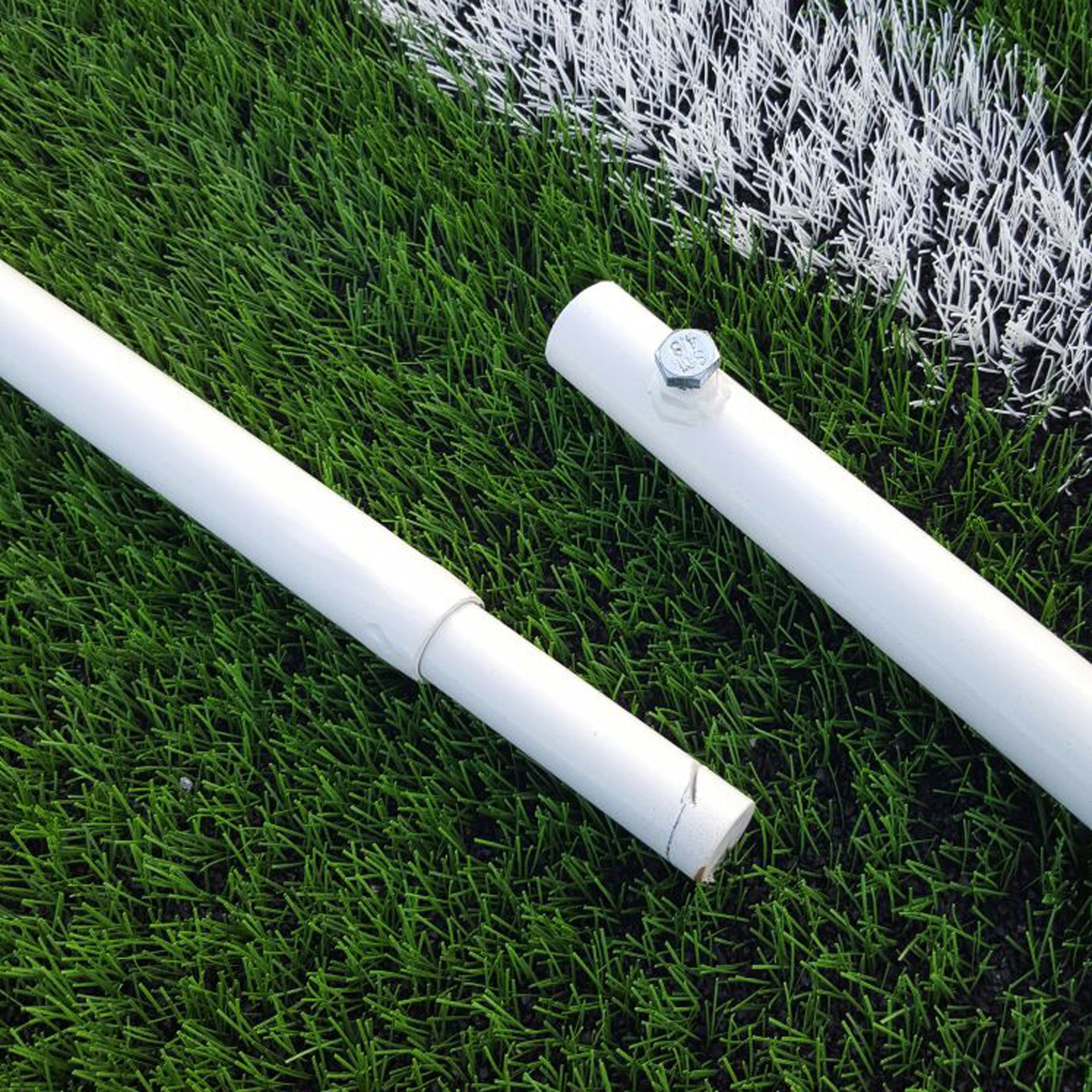 SET OF 2 SOCCER 7 GOAL BASES FOR NET COLLECTION