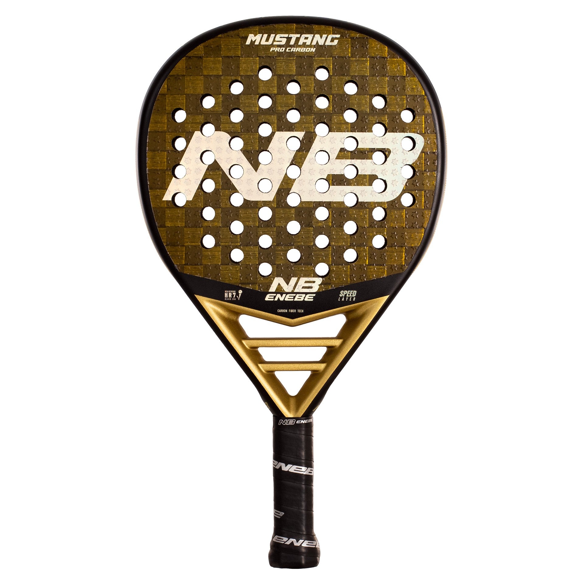 ENEBE MUSTANG PRO CARBON GOLD 15K PADEL RACKET