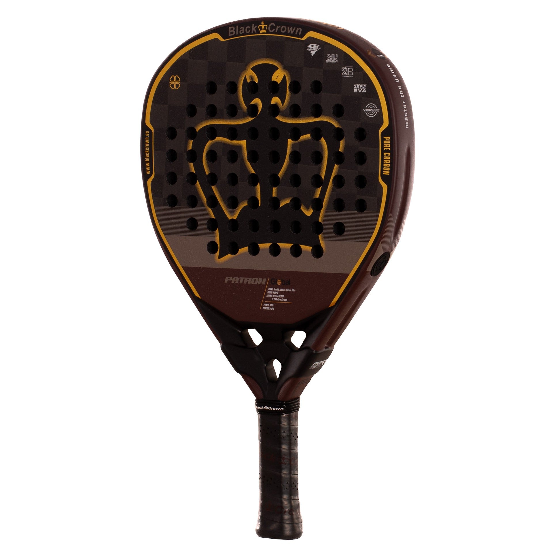 PALA DE PÁDEL BLACK CROWN PATRON GLOBAL