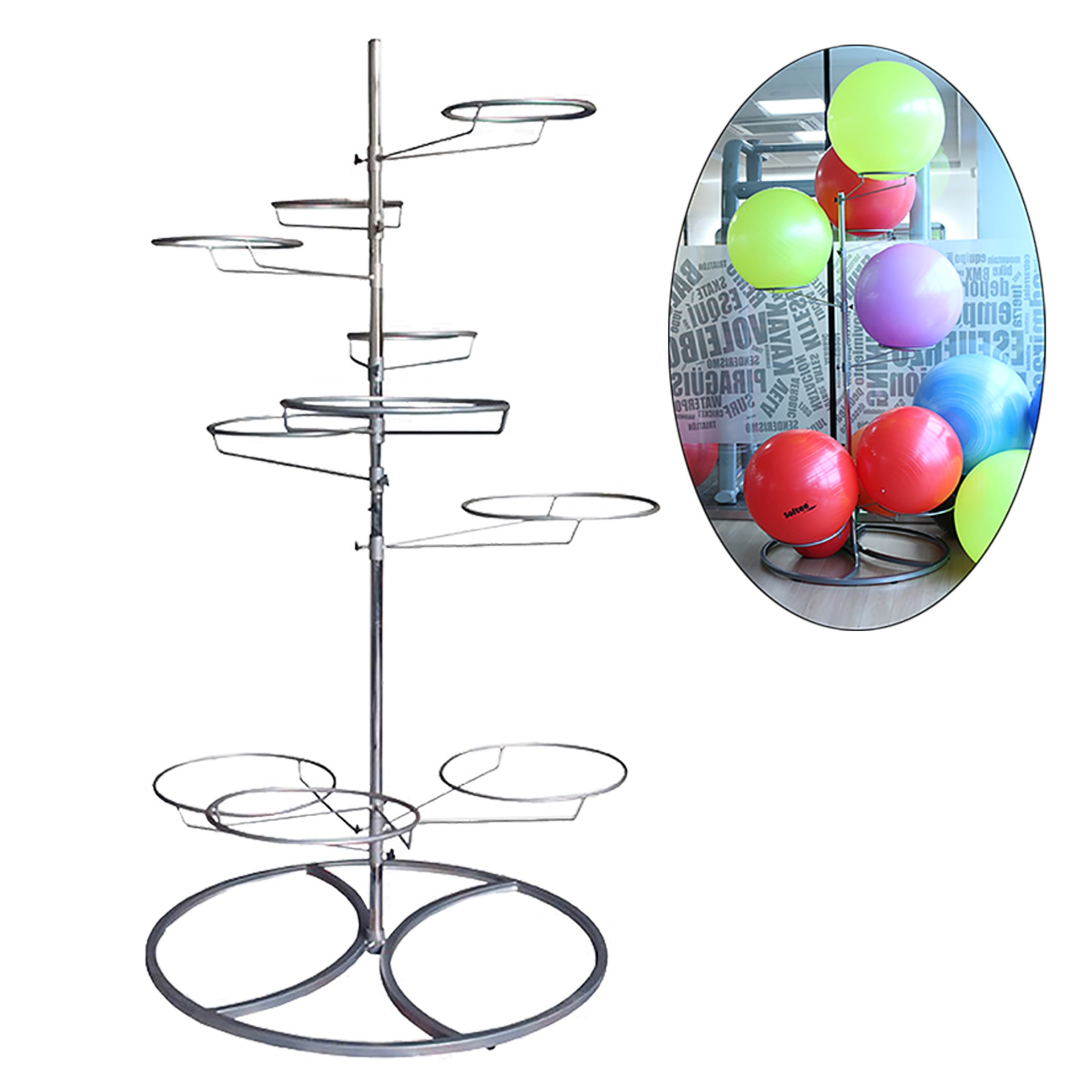 GIANT BALL STAND -FLOOR-