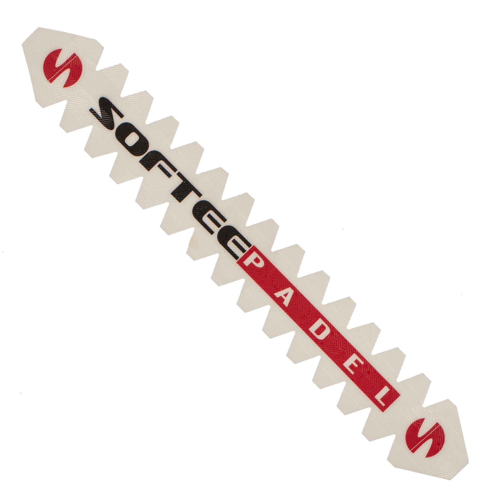SOFTEE PADEL TOOTHED WHITE PADEL RACKET PROTECTOR