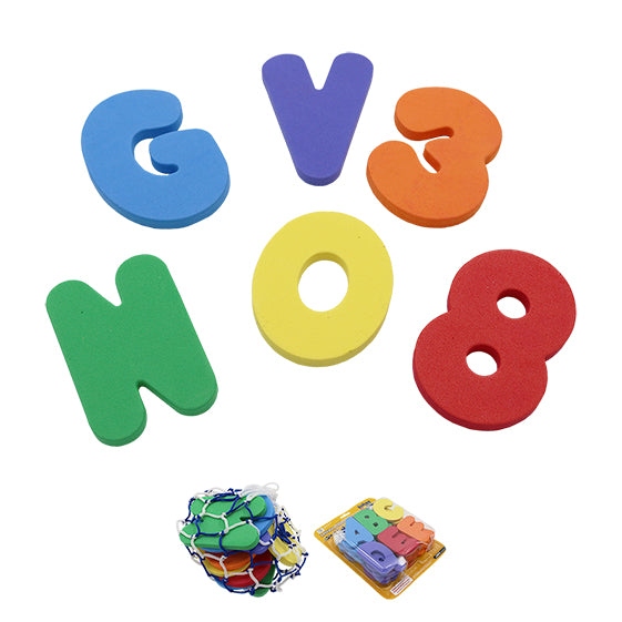 FOAM LETTERS AND NUMBERS SET