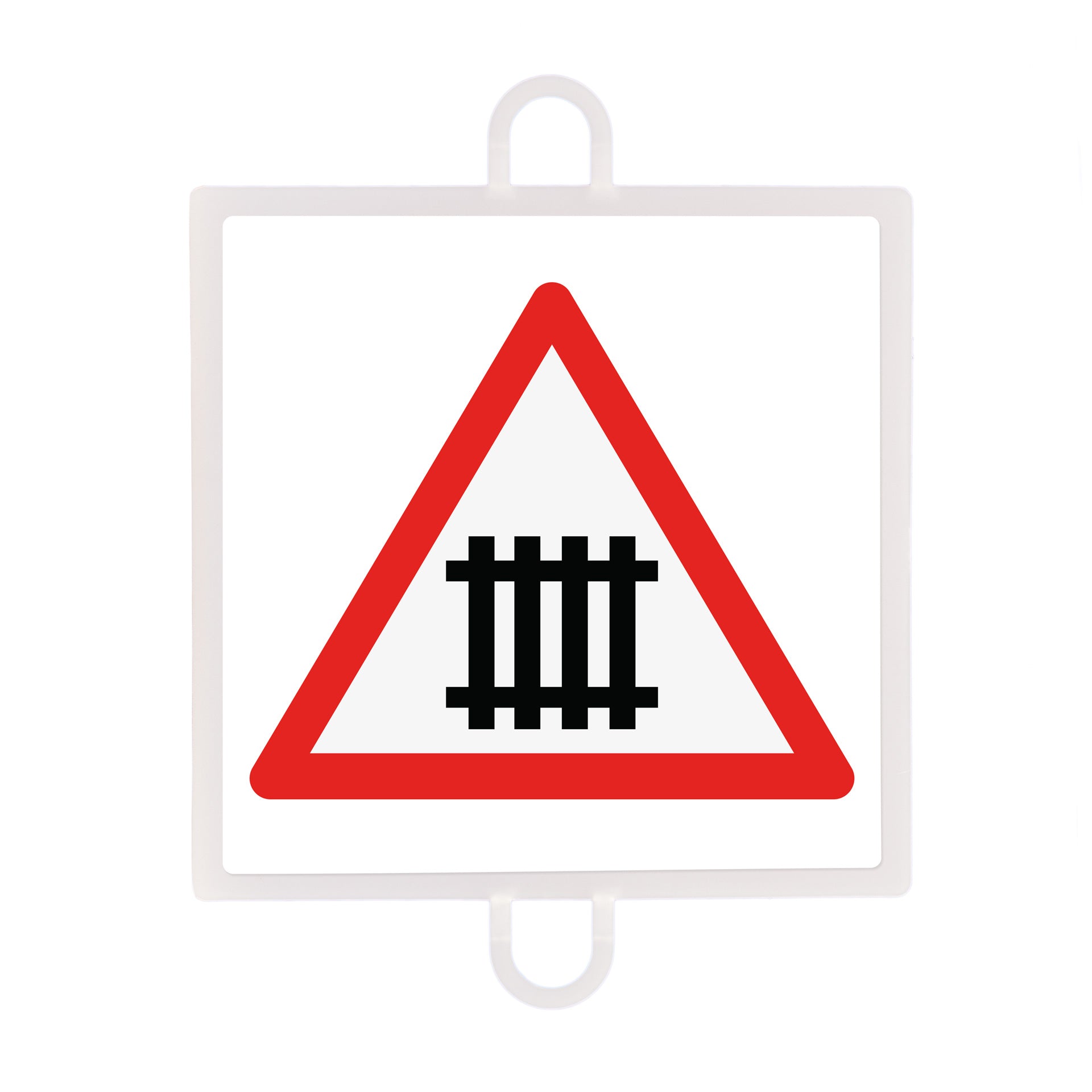 DANGER TRAFFIC SIGN PANEL No. 5 (LEVEL CROSSING WITH BARRIERS)