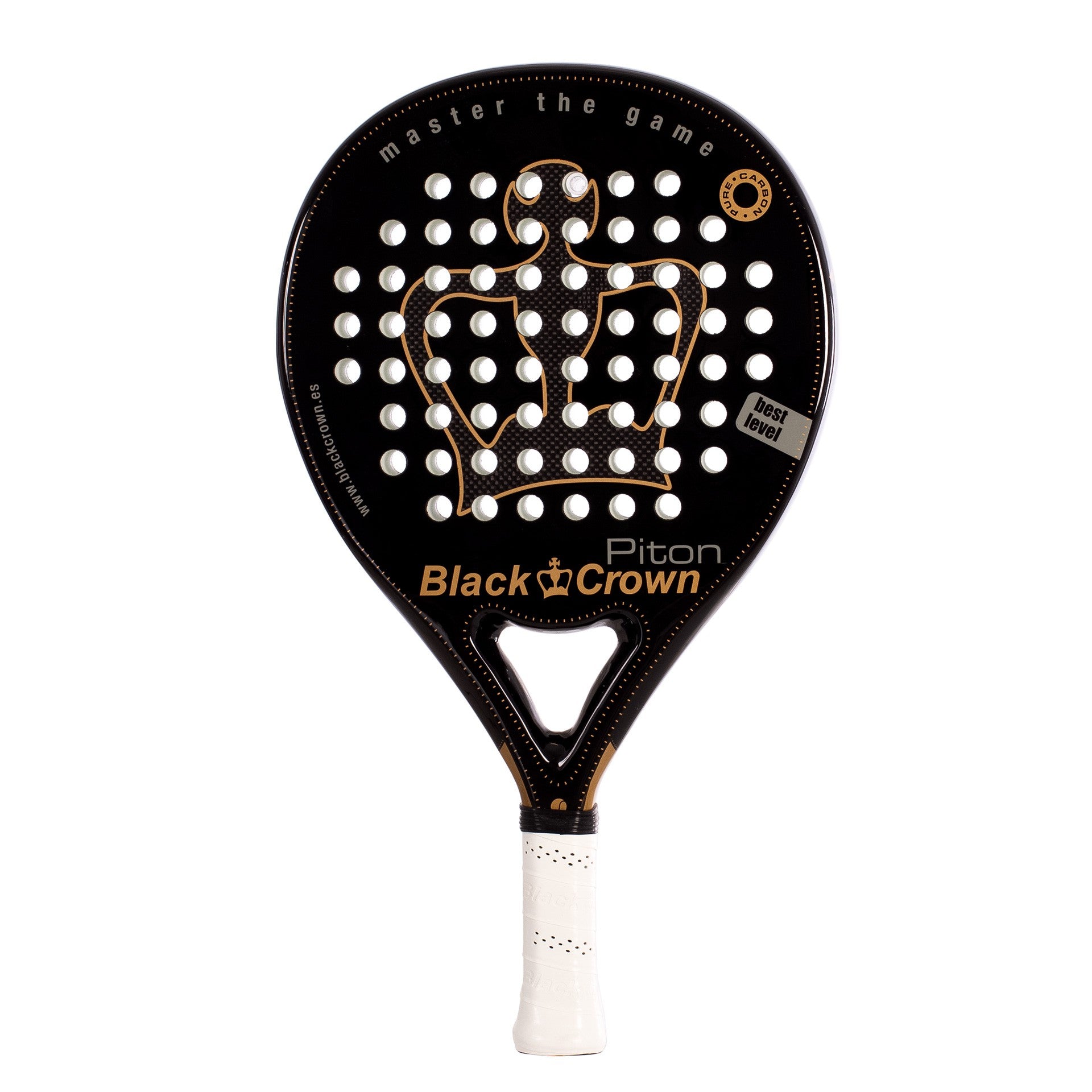 RAQUETTE DE PADEL BLACK CROWN PITON