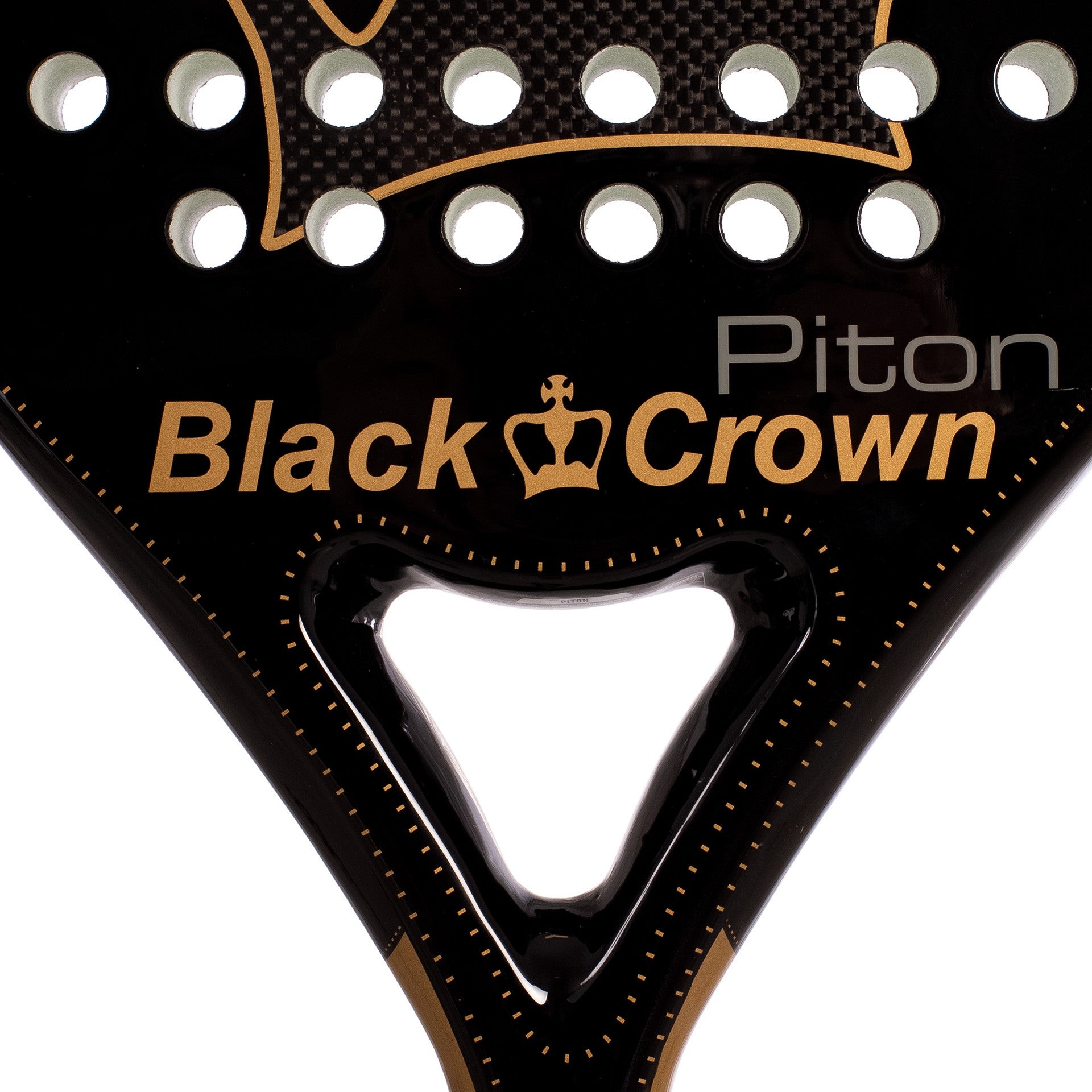 RAQUETTE DE PADEL BLACK CROWN PITON