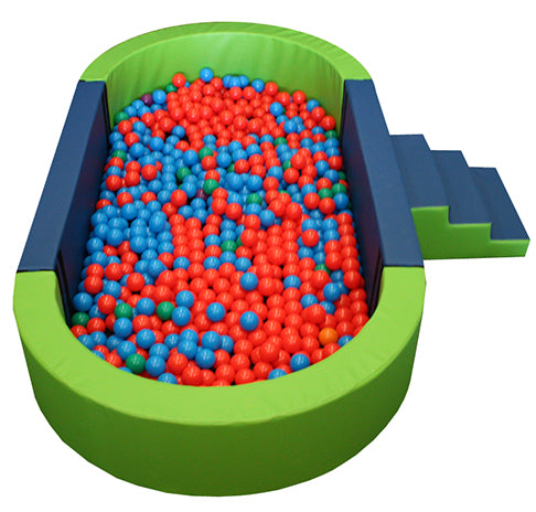 OVAL BALL PIT, 300X150X40CM HIGH X 15CM WIDE