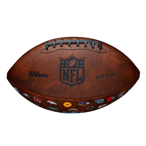 BALLON DE FOOTBALL AMÉRICAIN WILSON NFL OFF THROWBACK 32 ÉQUIPES