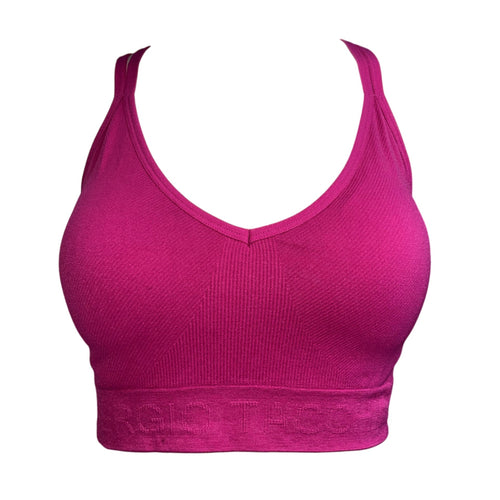 CAJA DE 18 SUJETADORES SIN COSTURAS TACCHINI FUCSIA