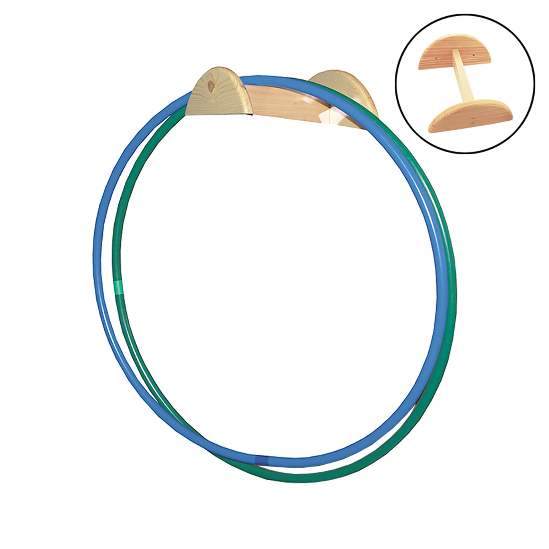 WOODEN HOLDER FOR HOOPS/CORDS