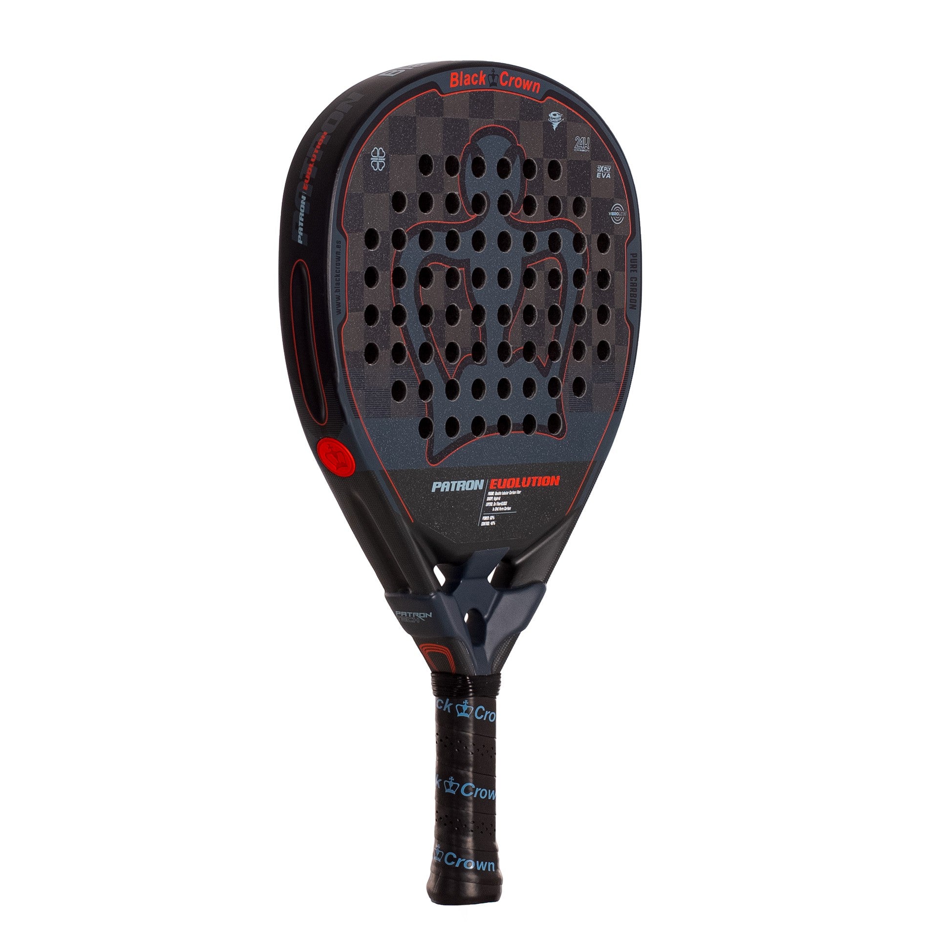 RAQUETTE DE PADEL BLACK CROWN PATRON EVOLUTION
