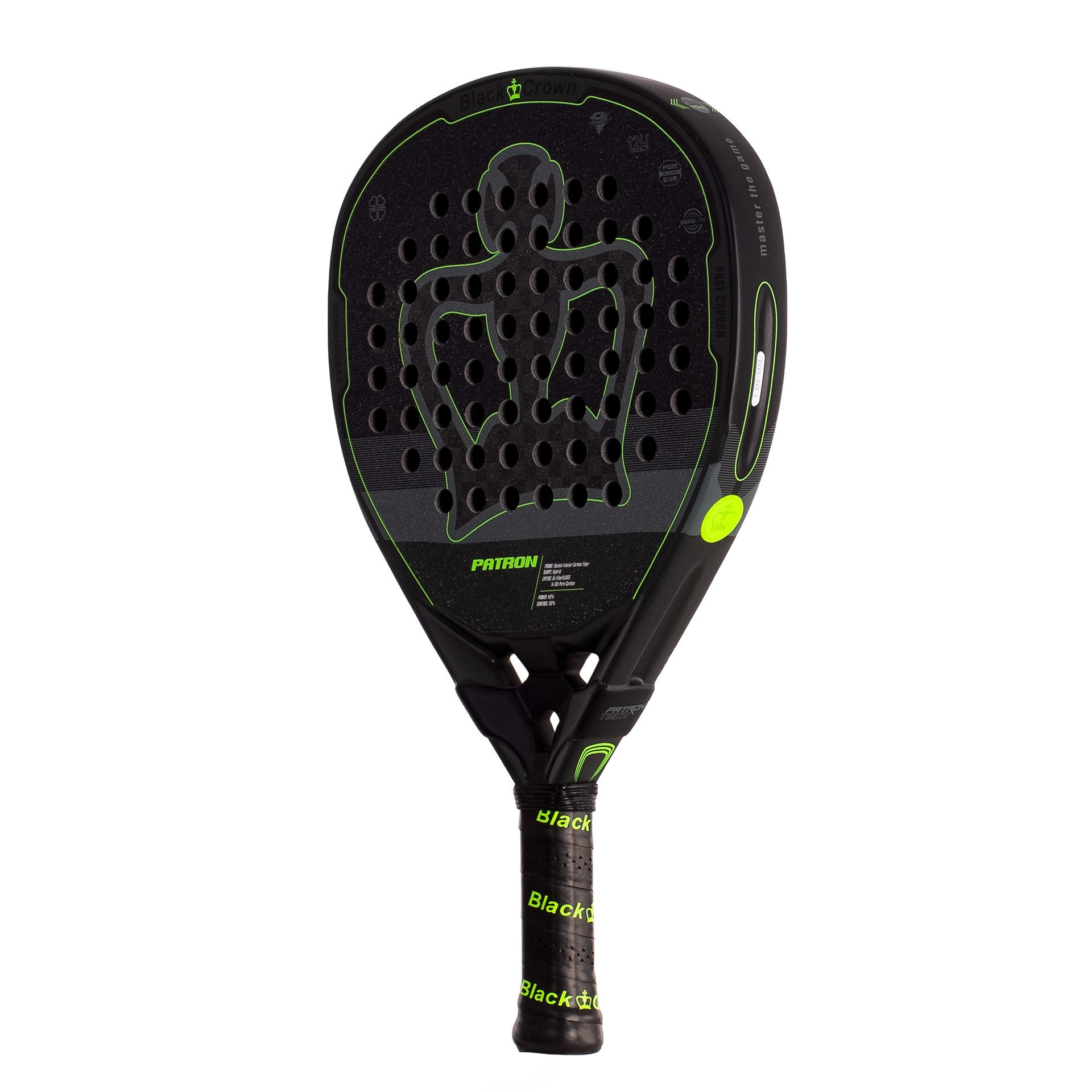 RAQUETTE DE PADEL BLACK CROWN PATRON