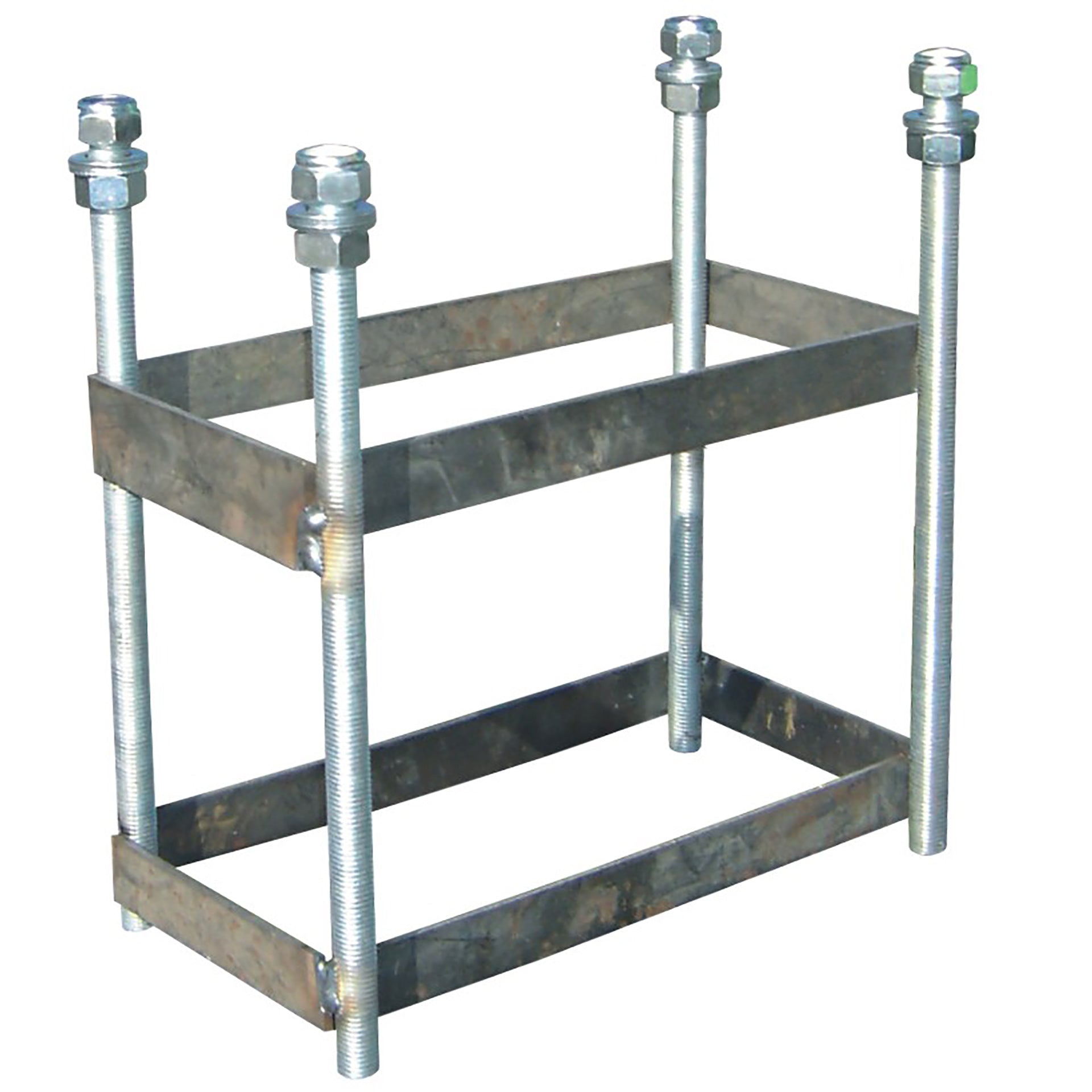 SET OF NEW ANTI-VANDALISM BASKETBALL HOOPS 114 MM GALVANIZED TUBE -INCLUDES RIMS, NETS, AND BACKBOARDS-