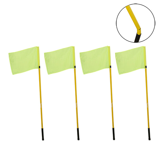 SET OF 4 FLEXIBLE CORNER FLAGS