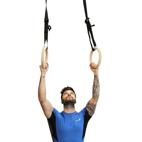 SOFTEE WOODEN GYMNASTIC RINGS