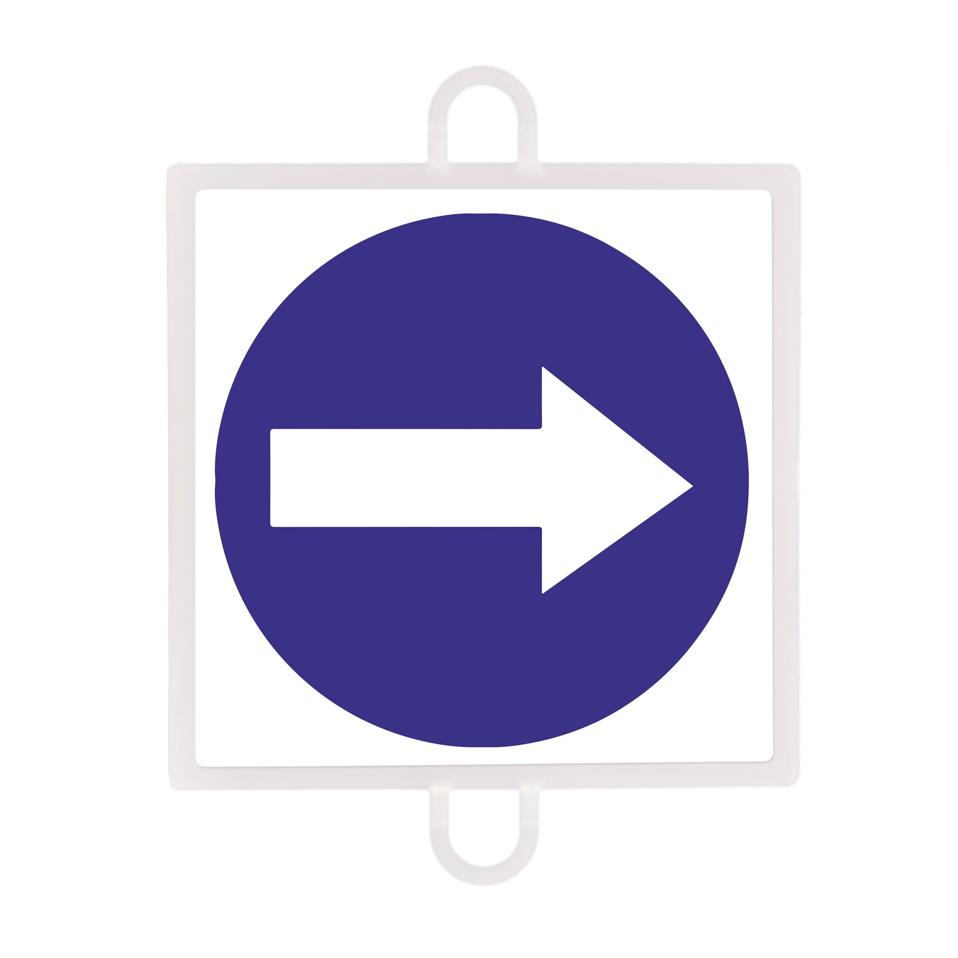MANDATORY TRAFFIC SIGN PANEL NO. 2 (RIGHT TO LEFT)