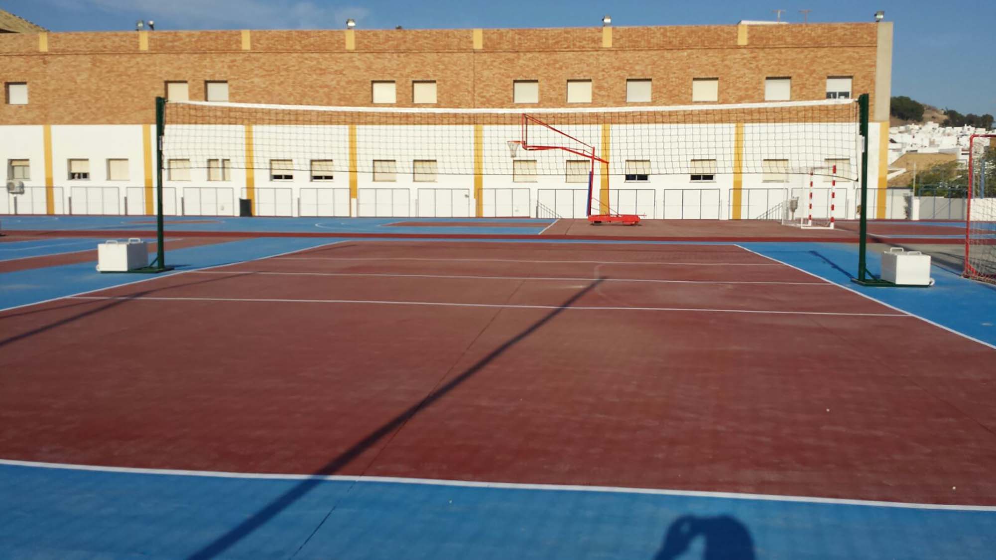 MOVABLE METALLIC VOLLEYBALL POSTS Ø 80MM