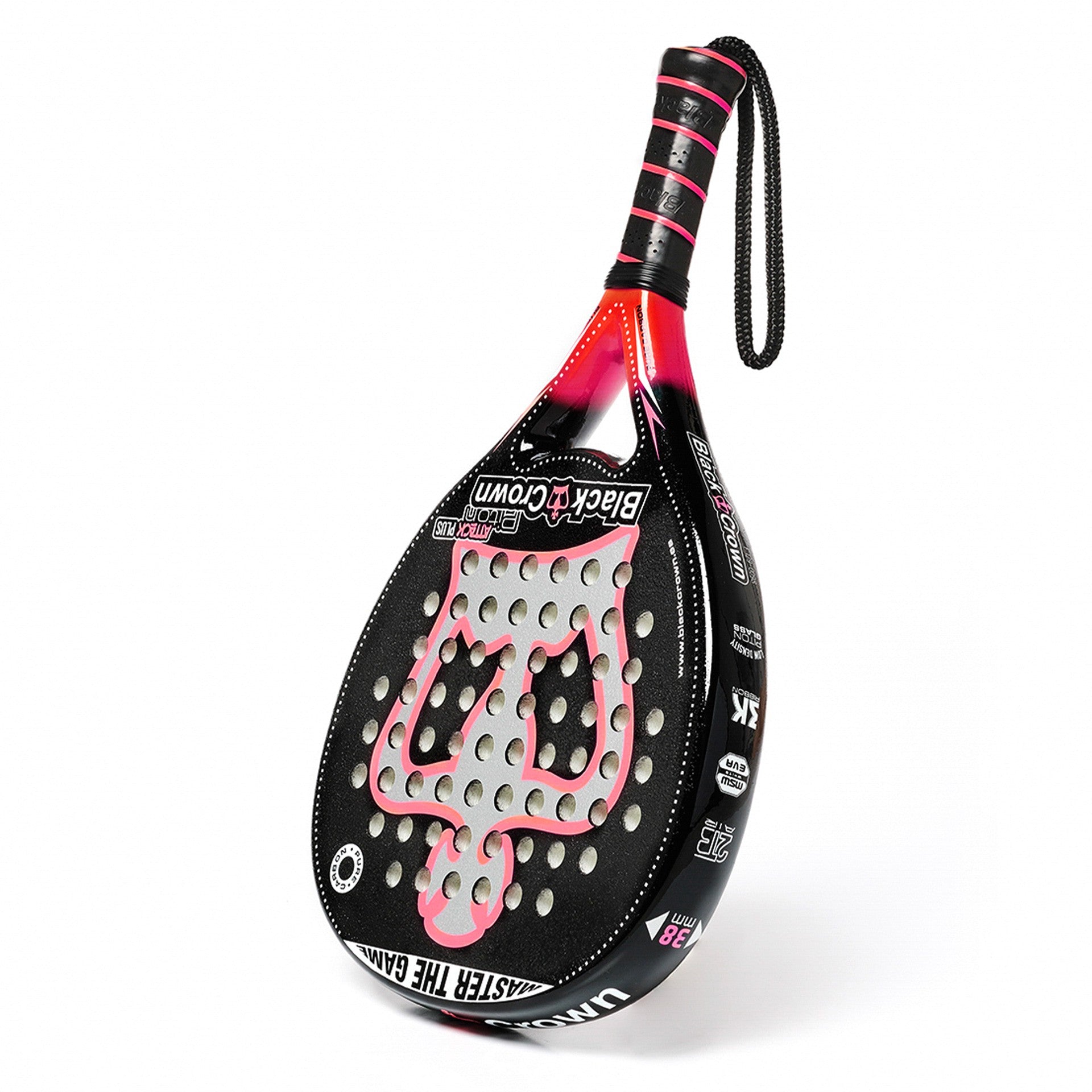 RAQUETTE DE PADEL BLACK CROWN PITON ATTACK PLUS