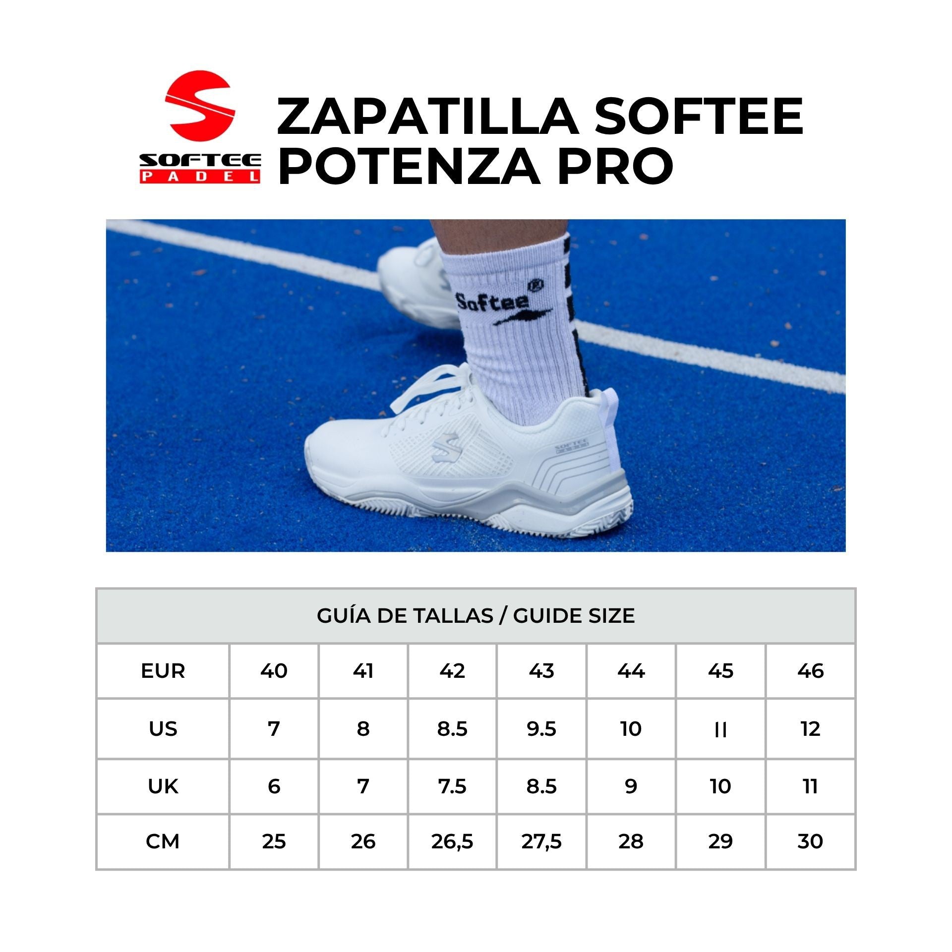 CHAUSSURES DE PADEL SOFTEE POTENZA PRO