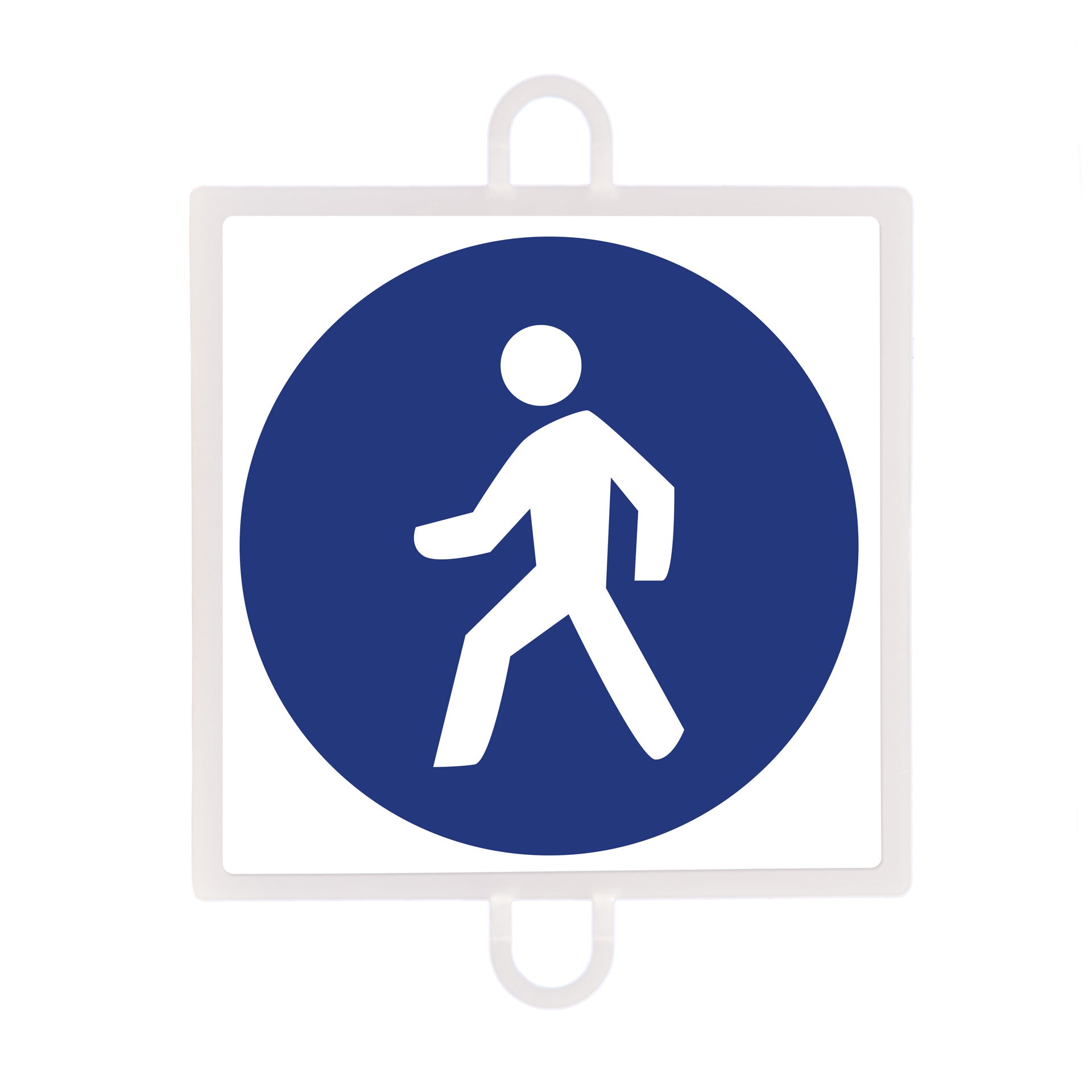 MANDATORY TRAFFIC SIGN PANEL NO. 3 (PEDESTRIANS)