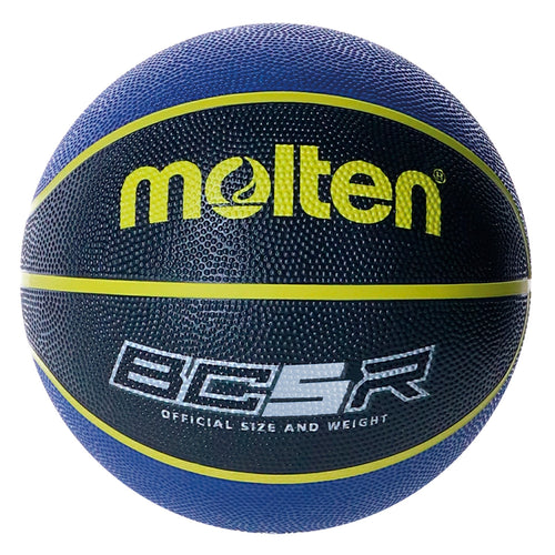 BALLON MOLTEN BASKETBALL BCR2 TAILLE 5 BLEU/NOIR