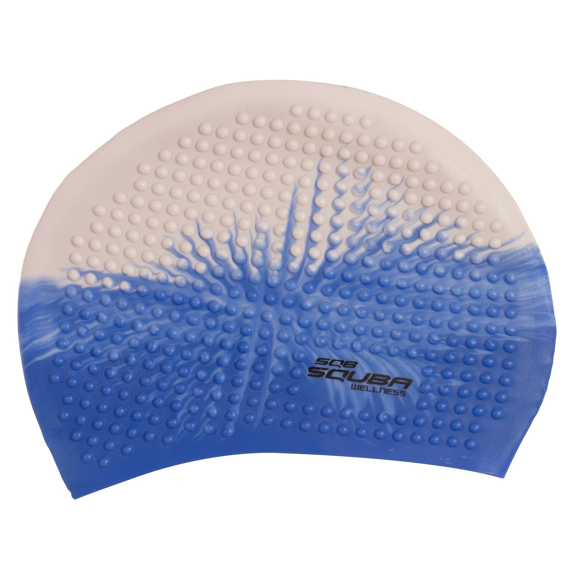 SQUBA BUBBLE MULTICOLOR SILICONE SWIMMING CAP