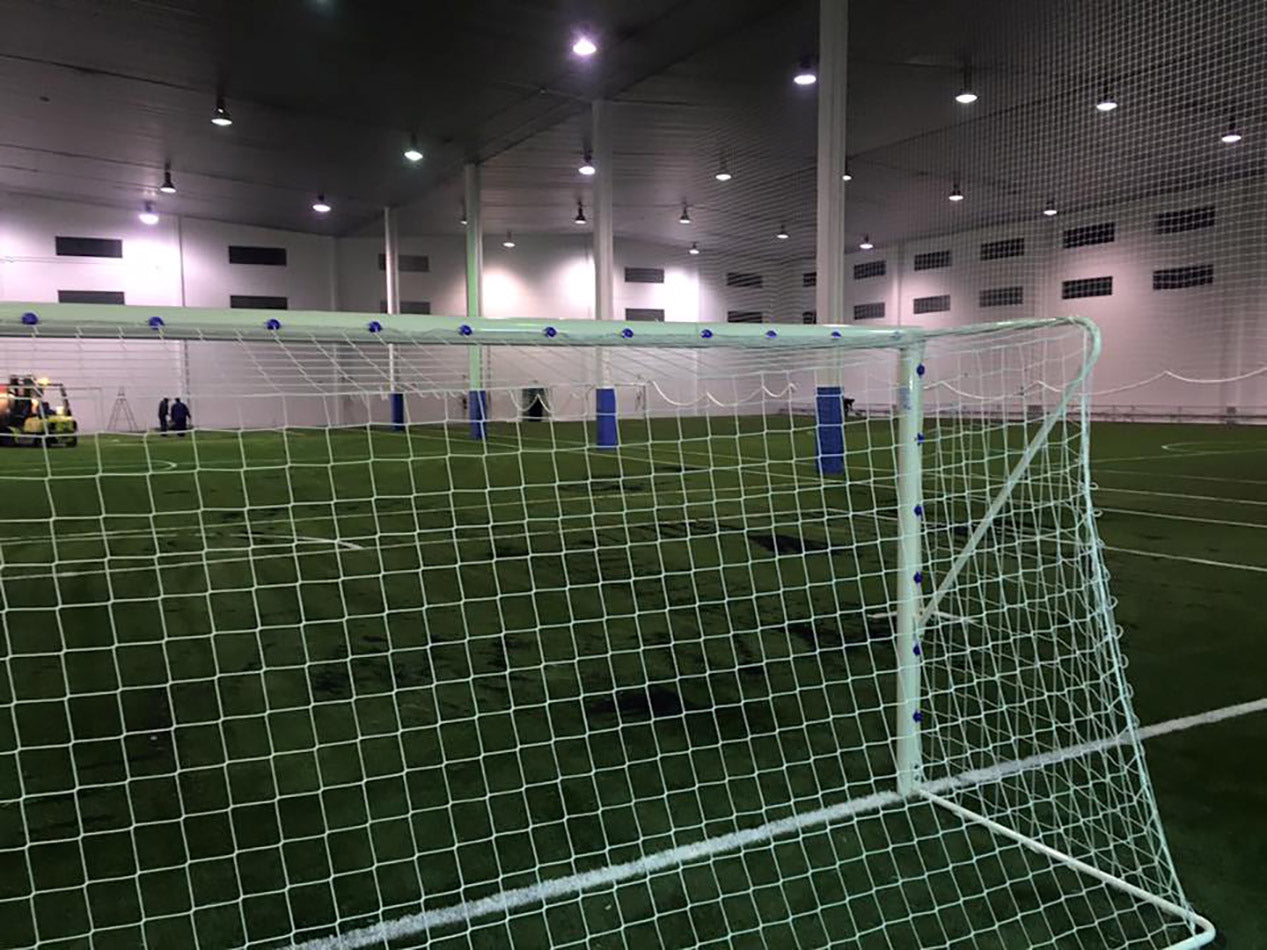 SOCCER GOALS METAL FIXED 100 MM TUBE REGULATION SIZE