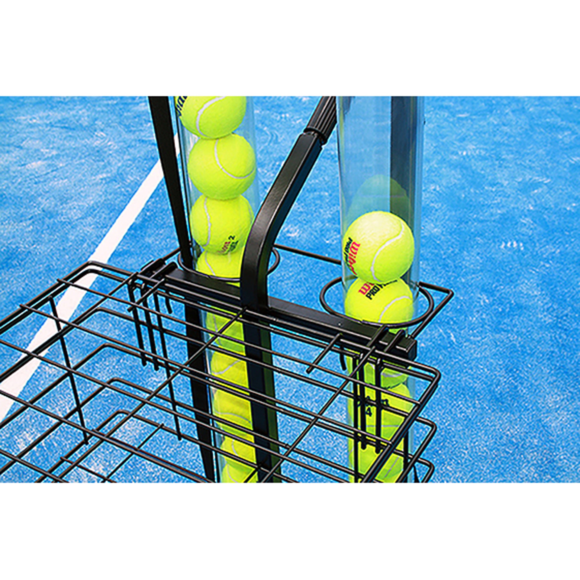 80-Ball Tennis / Padel Soft-Touch Ball Cart