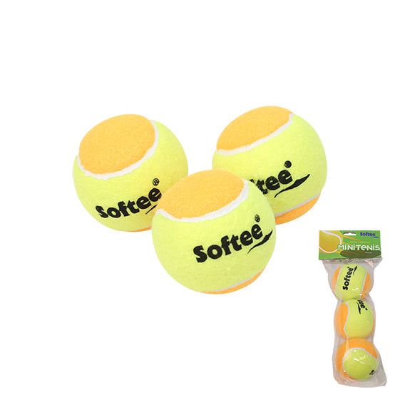BAG 3 MINITENNIS FOAM BALLS