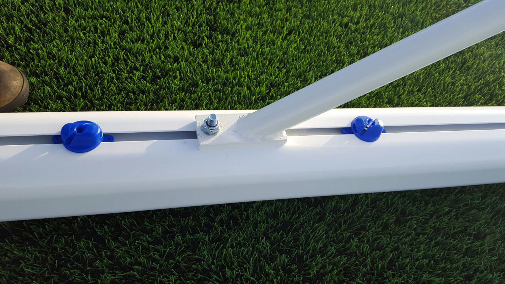 ALUMINUM SOCCER GOALS 11-A-SIDE 120X100 MM FIXED