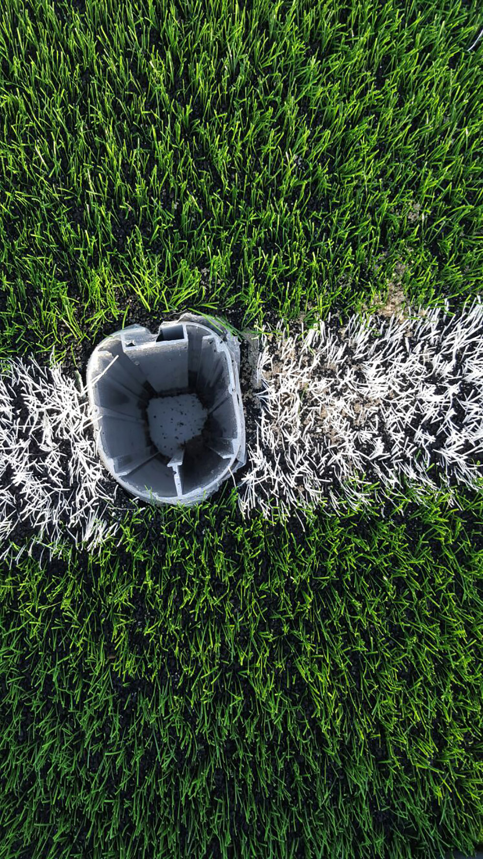 SOCCER 7 ALUMINUM GOALPOSTS 120X100 MM FIXED
