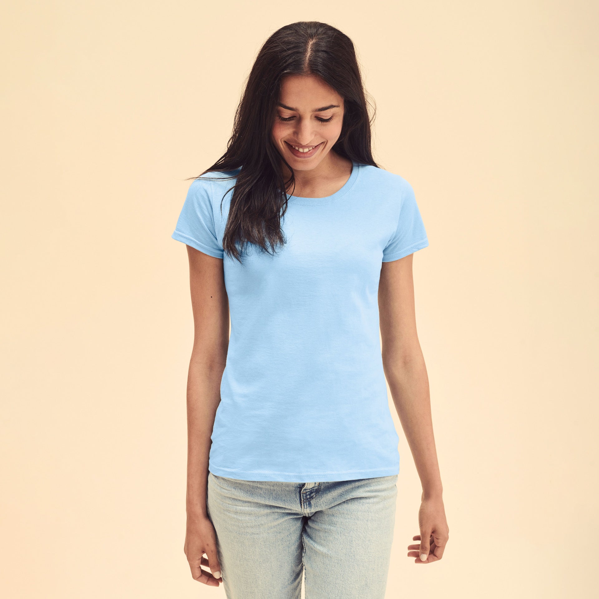 T-SHIRT FEMME FRUIT OF THE LOOM VALUEWEIGHT