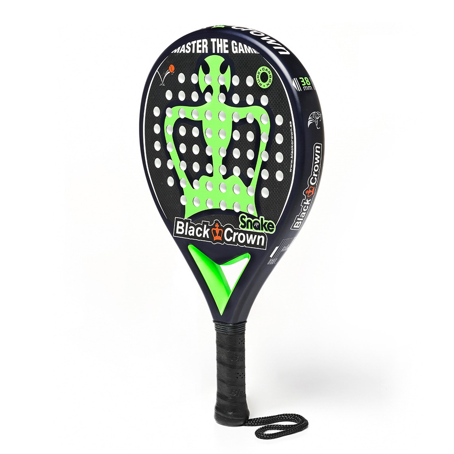 RAQUETTE DE PADEL BLACK CROWN SNAKE