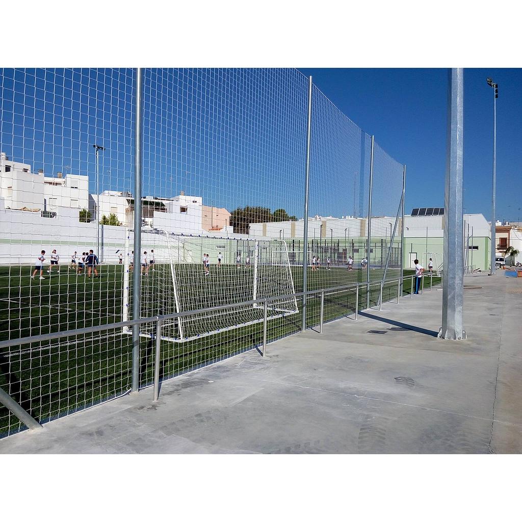 POTEAU MÉTALLIQUE GALVANISÉ 7M POUR FILET DE PROTECTION SANS SEAUX