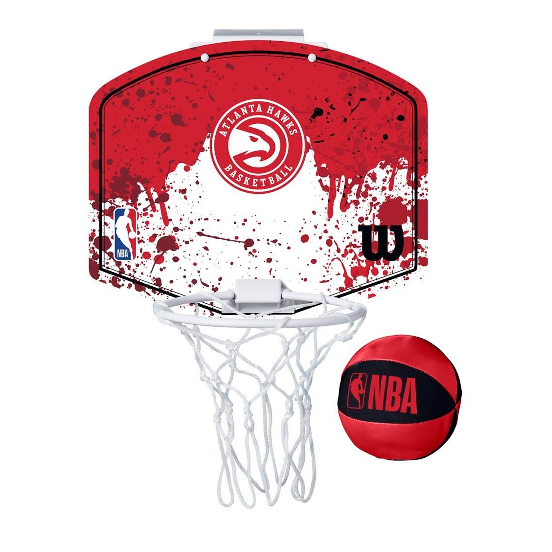 SET MINI-PANIER WILSON NBA TEAM MINI HOOP HAWKS