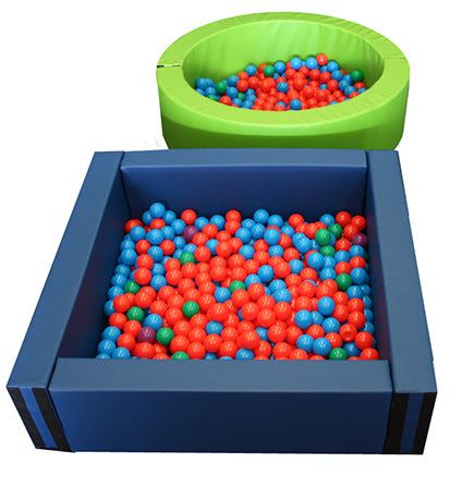 OVAL POOL PLUS BALL PIT, 300X150X40CM HIGH X 15CM WIDE (CONVERTIBLE INTO TWO)