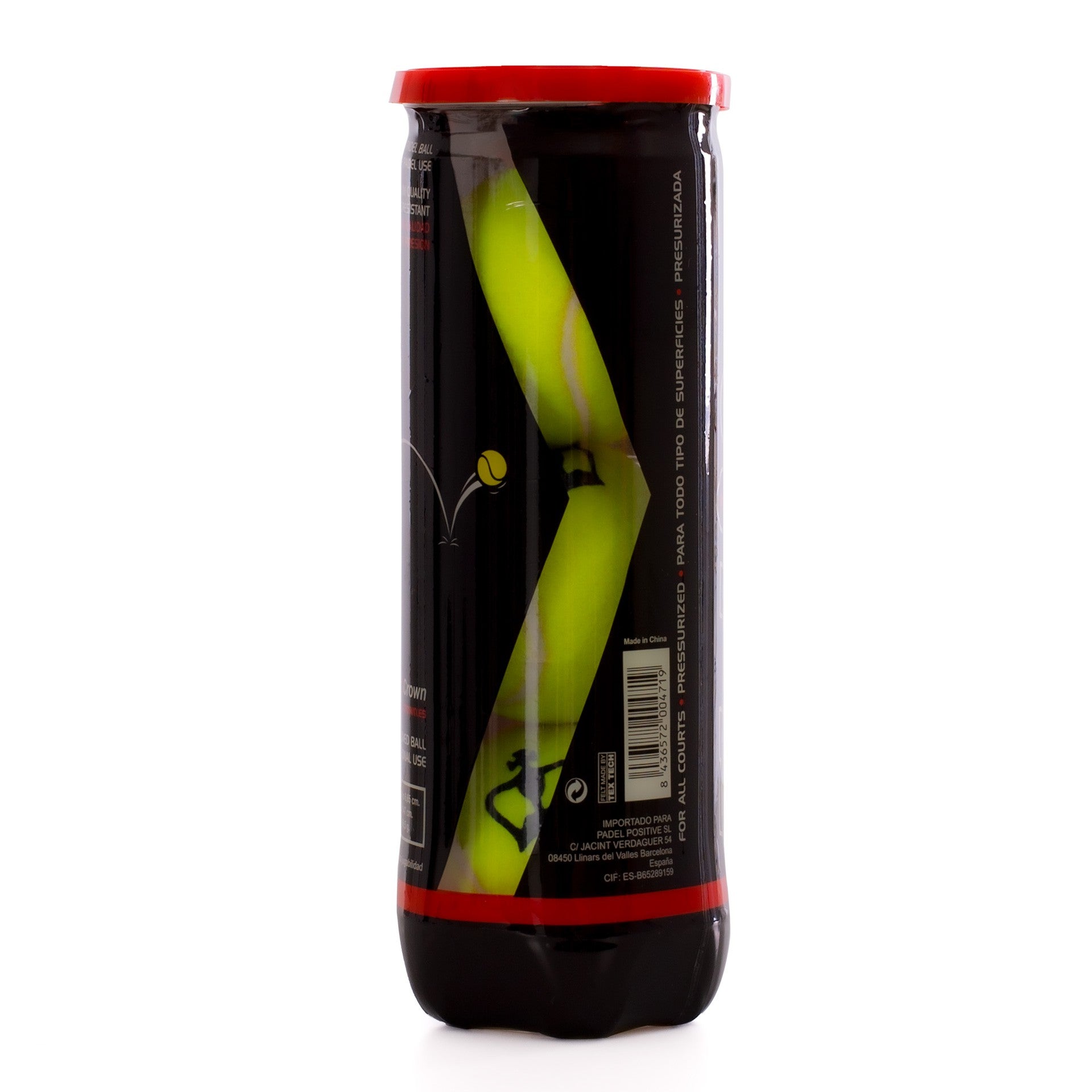 BLACK CROWN PRO PADDLE BALL 3-BALL CAN