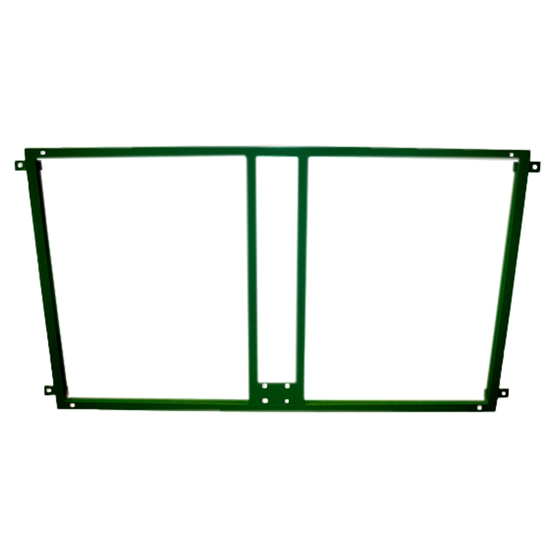 SUPPORT MÉTALLIQUE POUR FIXATION DE PANNEAU ET ANNEAU DE BASKET À LA PAROI - VERT
